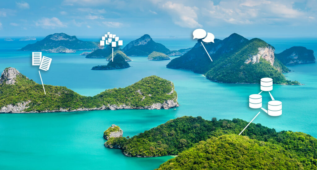 Your data is on islands in your company